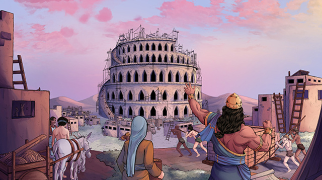 iBIBLE image of the Tower of Babel