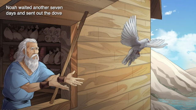Noah releases dove