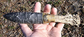 Actual image of a flint style knife