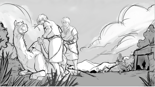 iBIBLE line art sample image of the life of Jacob