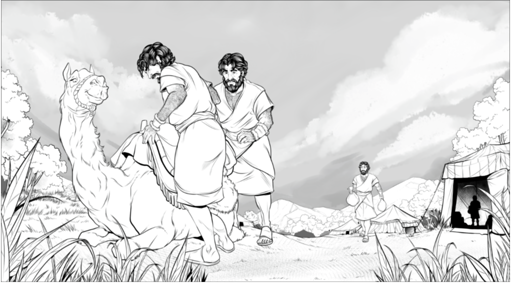 iBIBLE line art sample two of the life of Jacob