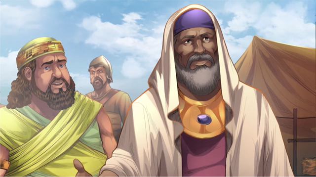 iBIBLE image of the two kings: The King of Sodom and the King of Salem