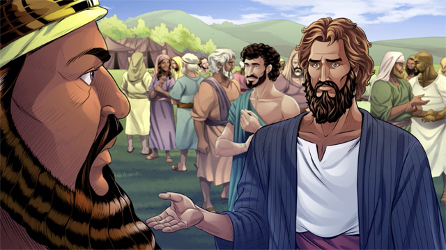 iBIBLE image of Abram turning down the King's offer