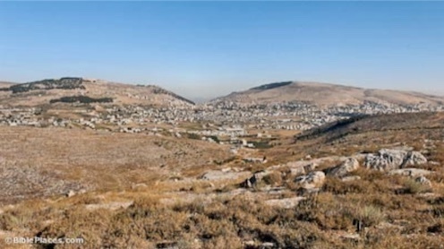 Shechem Topography