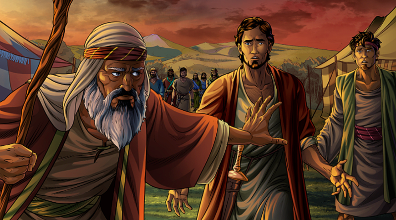 Jacob rebukes Simeon and Levi