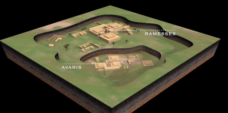 Avaris was found beneath the city of Rameses