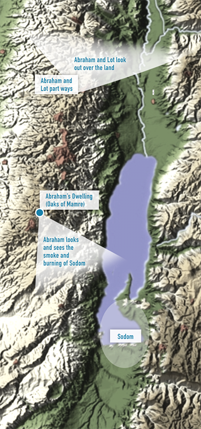 Map image showing a few key locations in this story