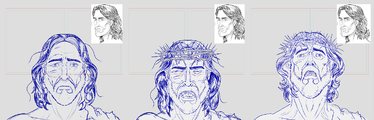 jesus sketch