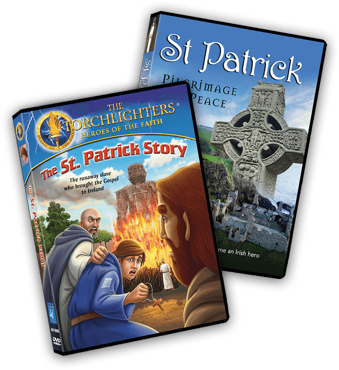 Two DVDs: The St. Patrick Story and St. Patrick: Pilgrimage to Peace