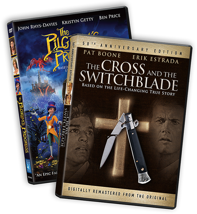 The Cross and the Switchblade and The Pilgrim's Progress DVDs