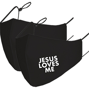 2 Jesus Loves Me masks