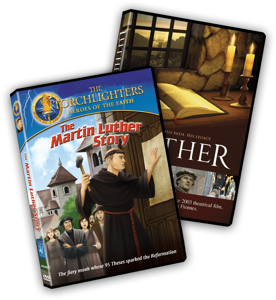 Two DVDs: The Martin Luther Story and Luther: His Life. His Path. His Legacy
