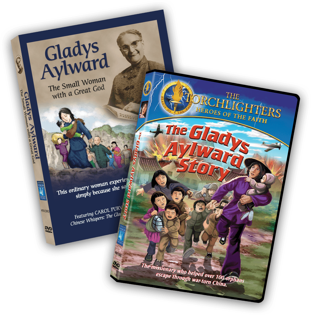 Two DVDs: The Gladys Aylward Story and Gladys Aylward: The Small Woman with a Great God