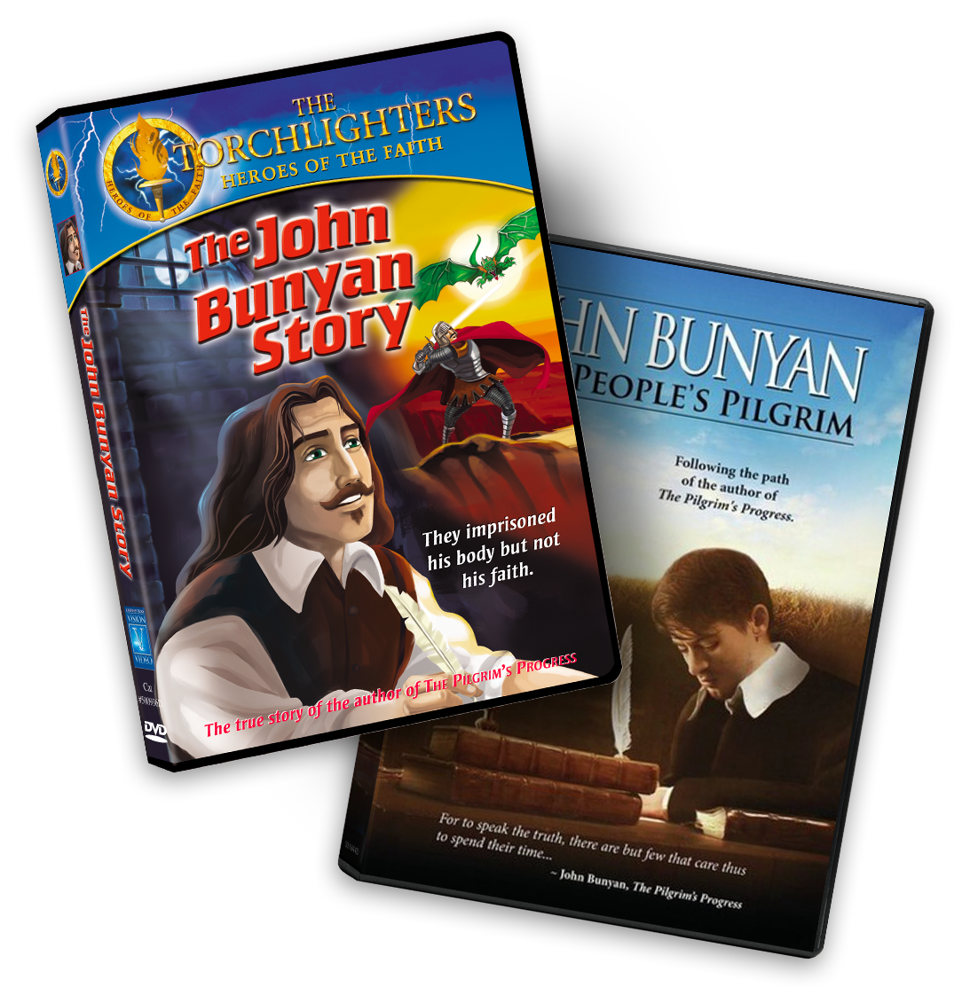 Two DVDs: The John Bunyan Story and John Bunyan: The Journey of a Pilgrim