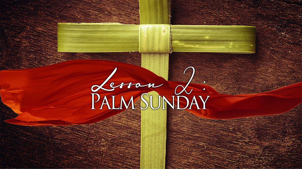 Video cover for Lesson 2: Palm Sunday